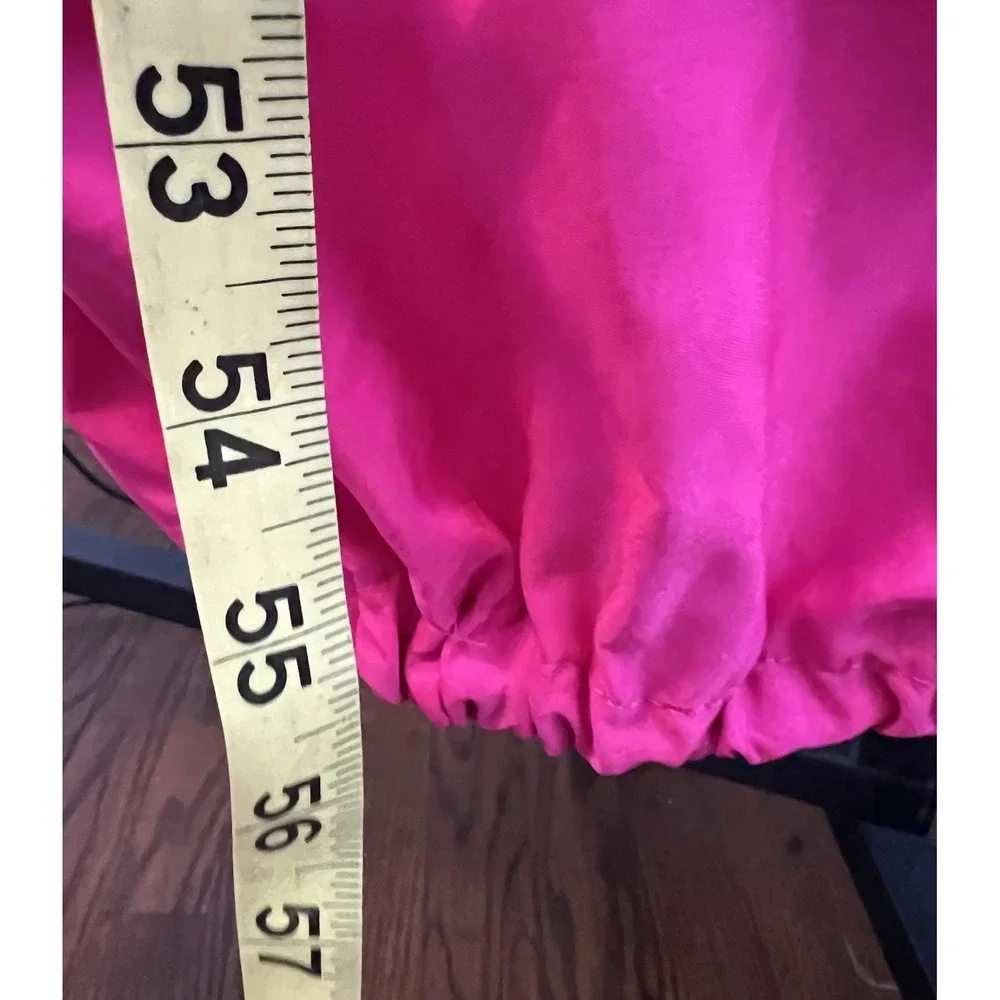 Weissman Hip Hop Dance Costume Jumpsuit Jogger Mesh Pink Black Sequin #16721 MA